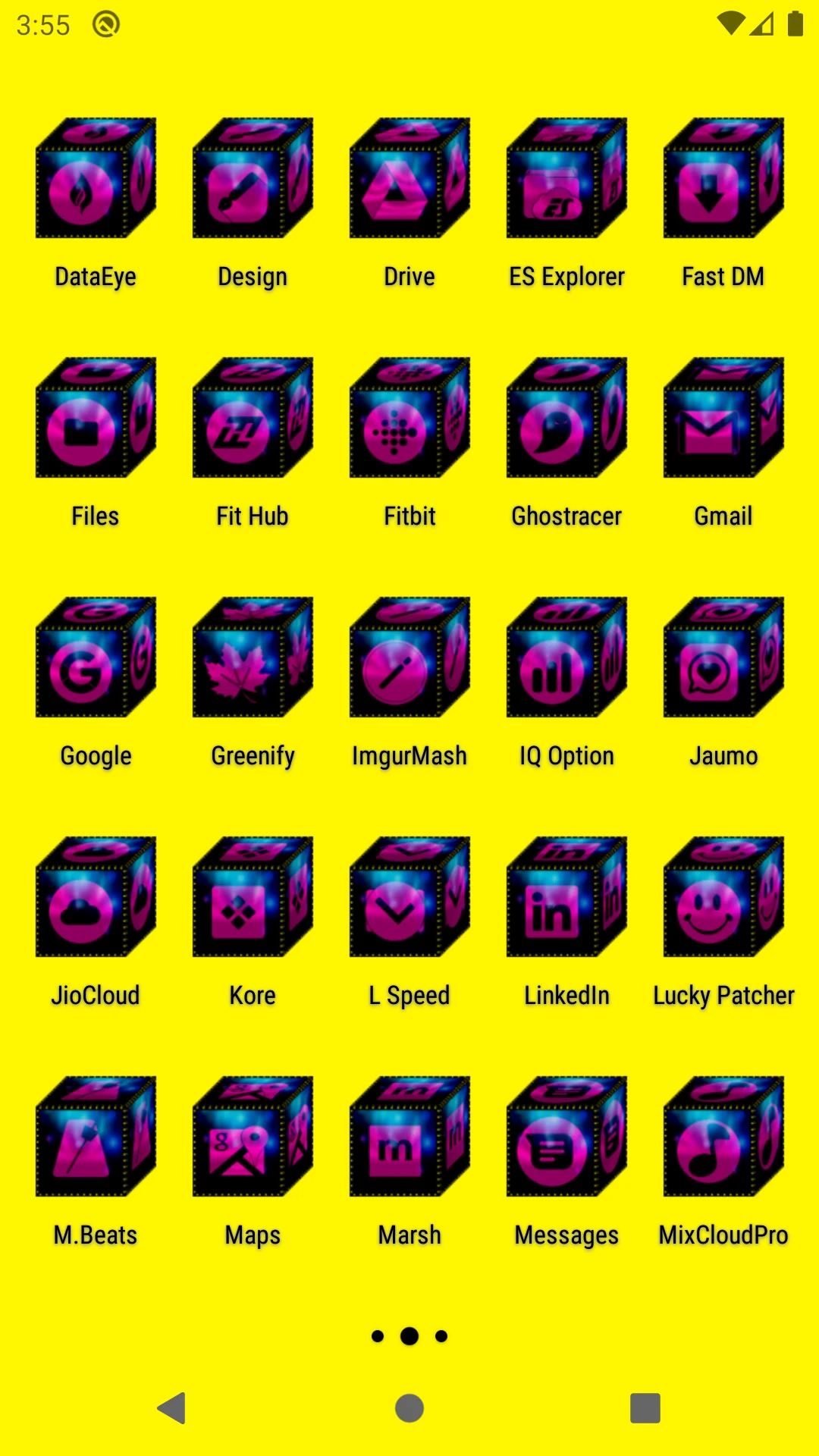 3D Pink Icon Pack screenshot