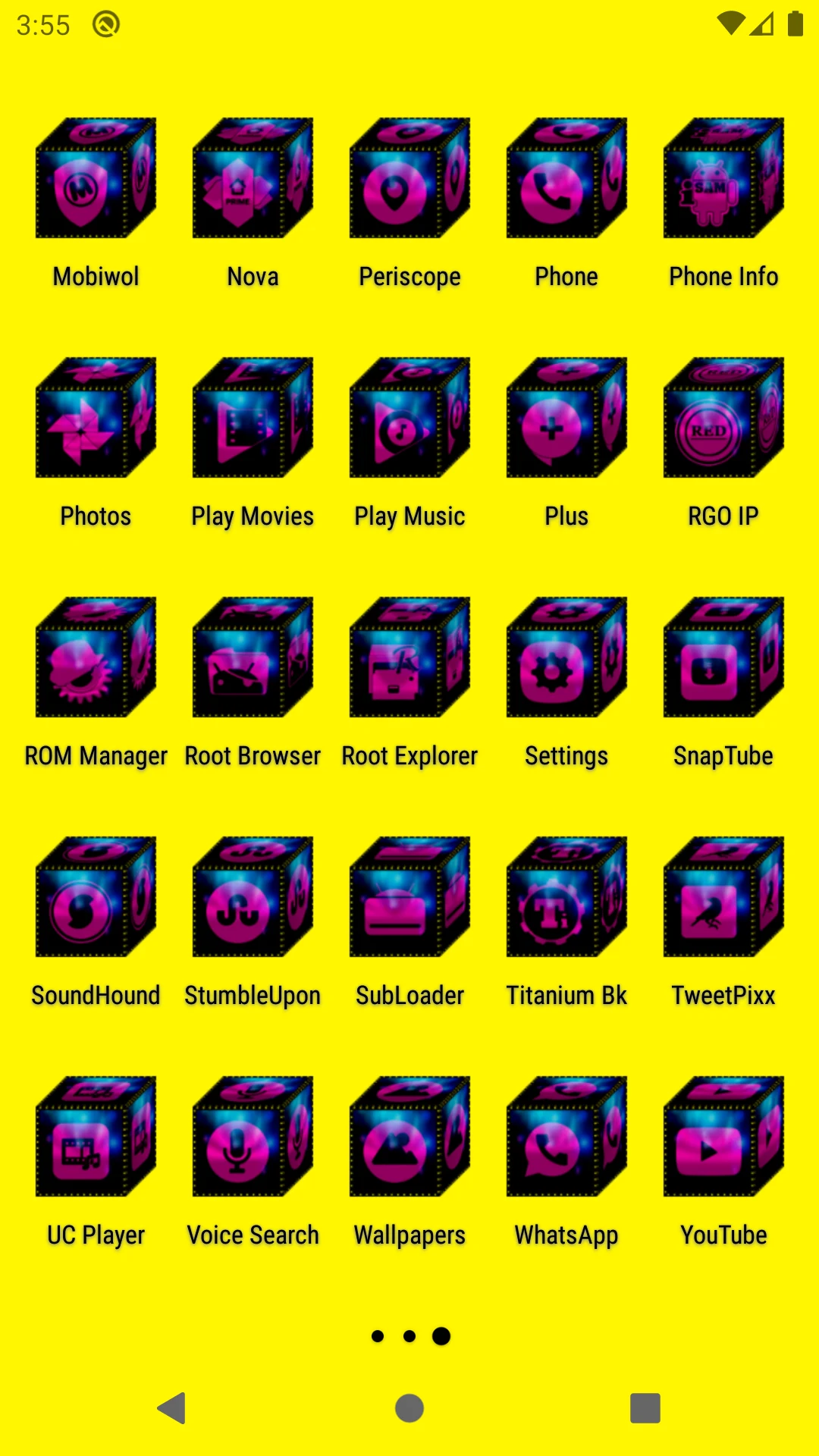3D Pink Icon Pack screenshot